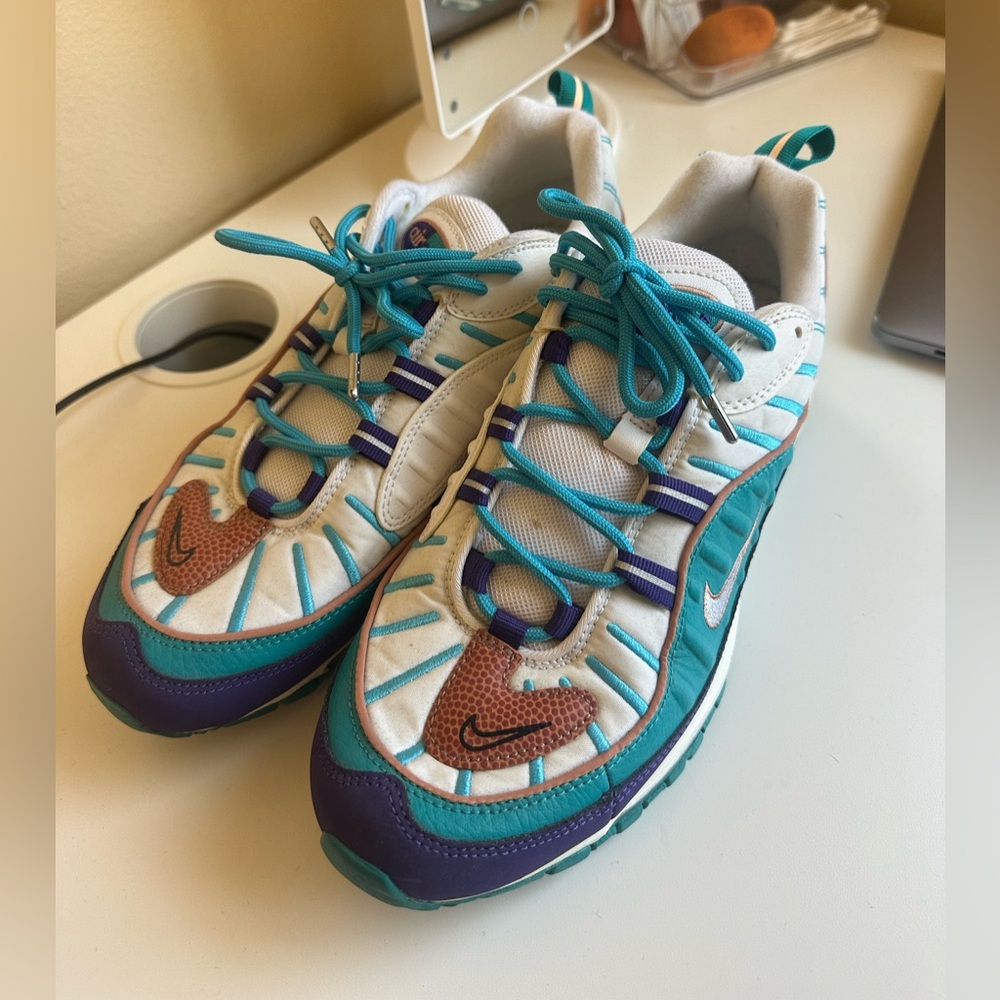 Nike Air Max 98 Hornets. Size 8.5 (mens)